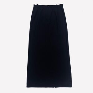 Y's by Yohji Yamamoto Black Maxi Pencil Skirt